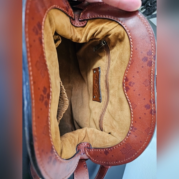 Patricia Nash Florentina Frame Leather Crossbody Bag NWT - Picture 14 of 16